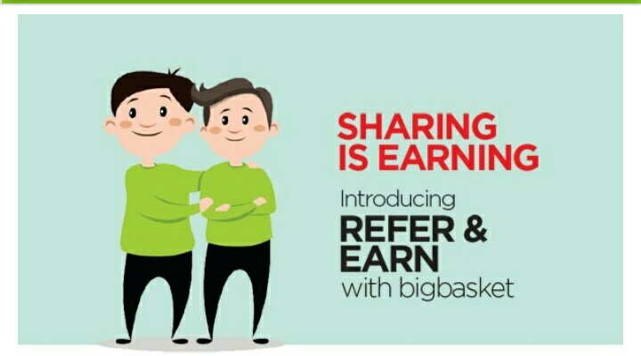 BigBasket Refer and Earn : Get Rs 100 on Purchase and Rs 100 Per Refer