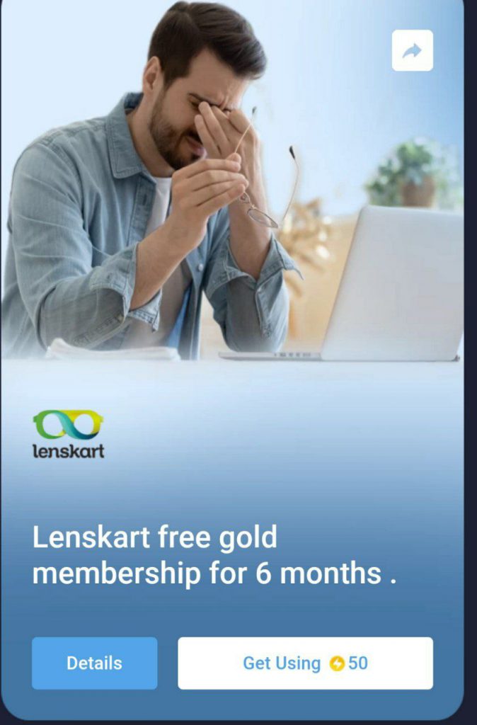 Free Lenskart Gold Membership 1 Year Worth ₹600