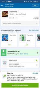 50% off Upto 250 dominos pizza