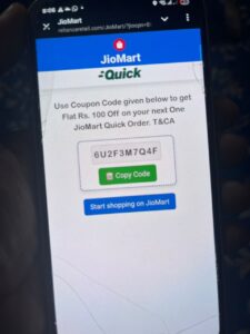 jiomart coupon loot